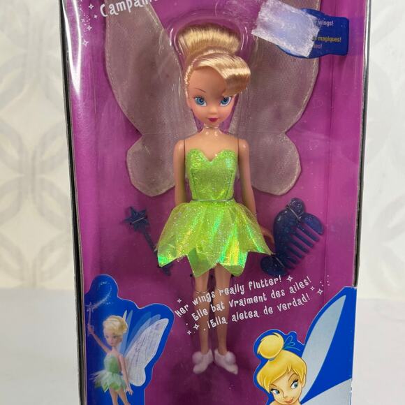 Disney Fluttering Wings Tinker Bell Doll Return To Neverland 2001 Hasbro - Picture 2 of 8